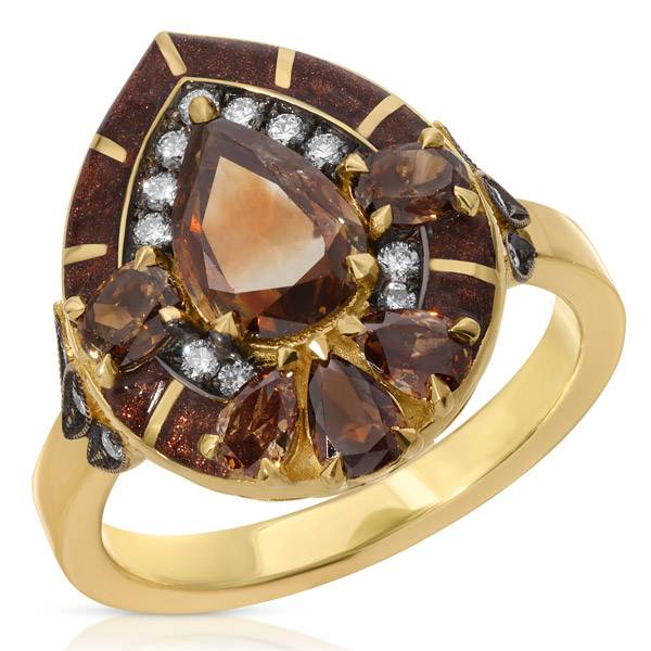 Lord brown diamond ring