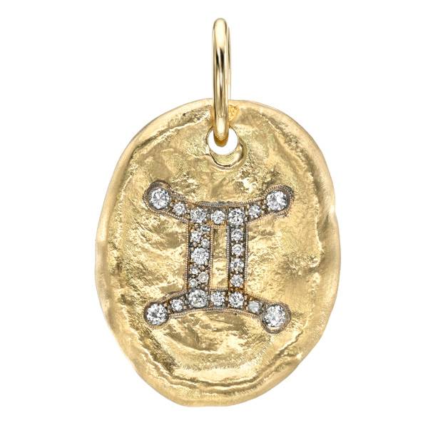 Single Stone zodiac charm