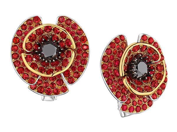 JJR ruby earrings