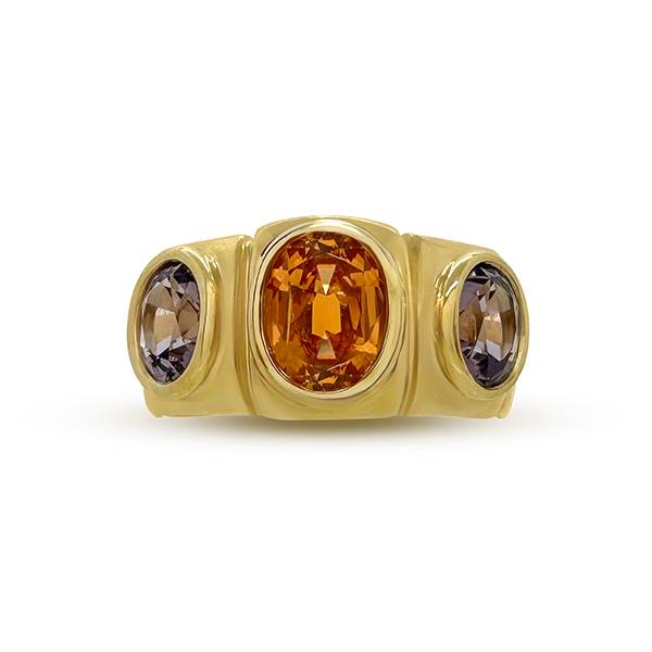 HOWL Stella mandarin garnet spinel ring