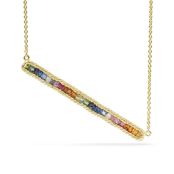 German Kabirski rainbow necklace