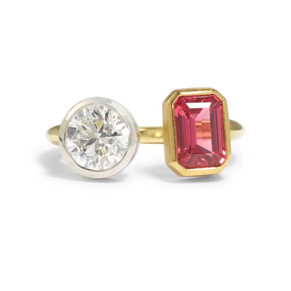 diamond spinel ring