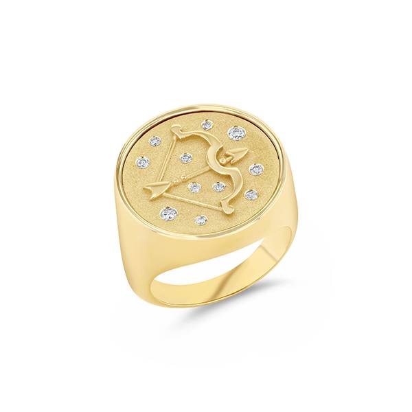 Future Fortune Sagittarius Zodiac ring