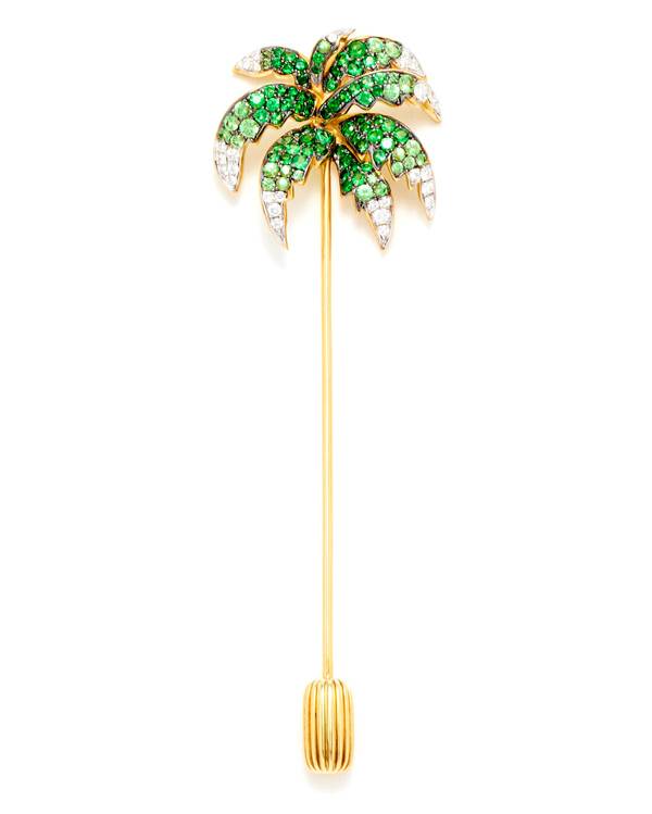 Yvonne Leon palm tree pin