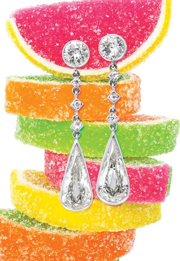 ALVR antique diamond earrings