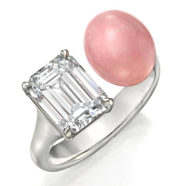 Assael platinum conch ring