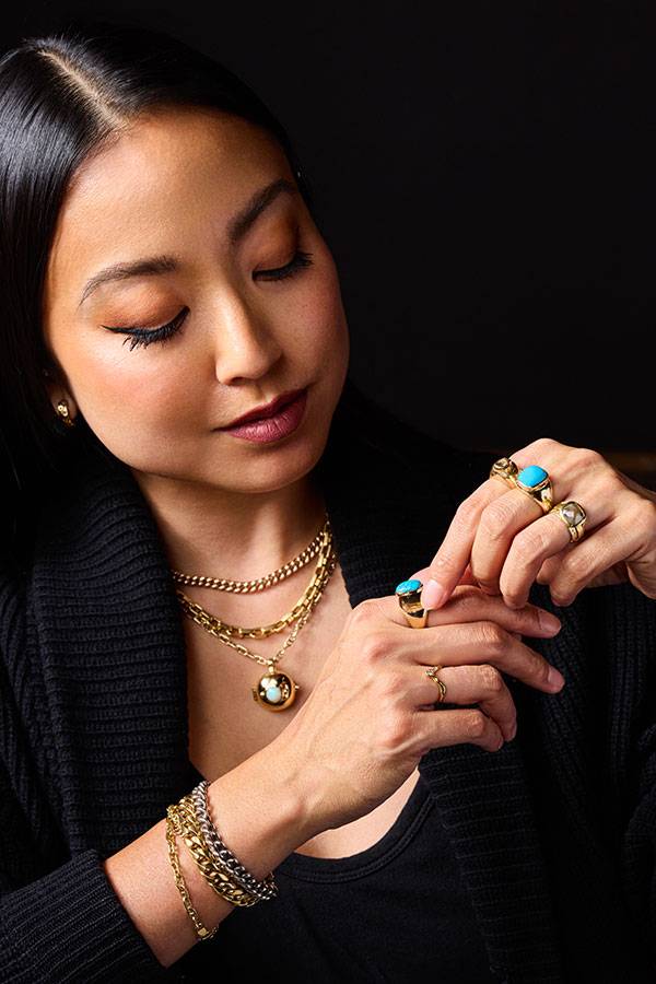 Goldstories Noz ring