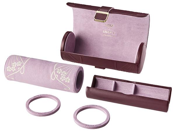 Ianthe Burgundy Watch Roll