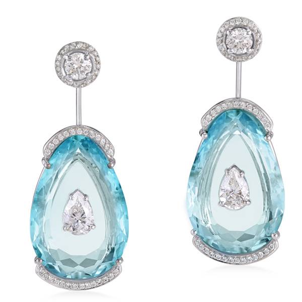 Aliel Peitra aquamarine earrings