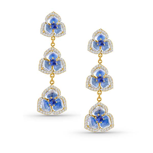 Tresor Symphony blue earrings