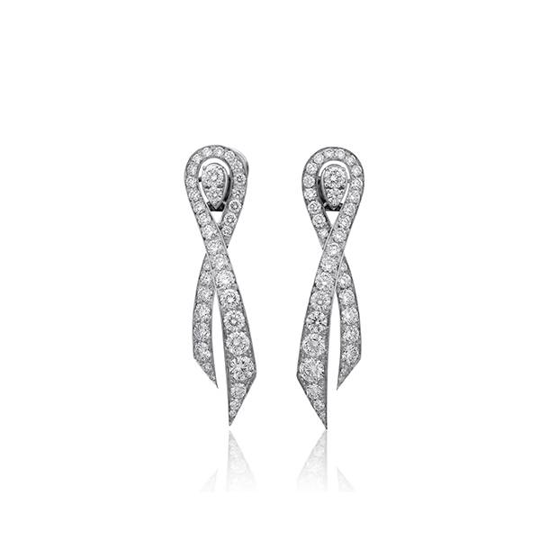 Picchiotti ribbon diamond earrings