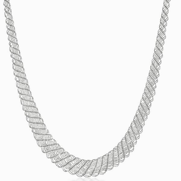 Platinum Born Tapestry necklace