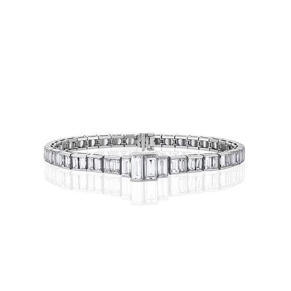Mindi Mond Diamond Lovers Line Bracelet