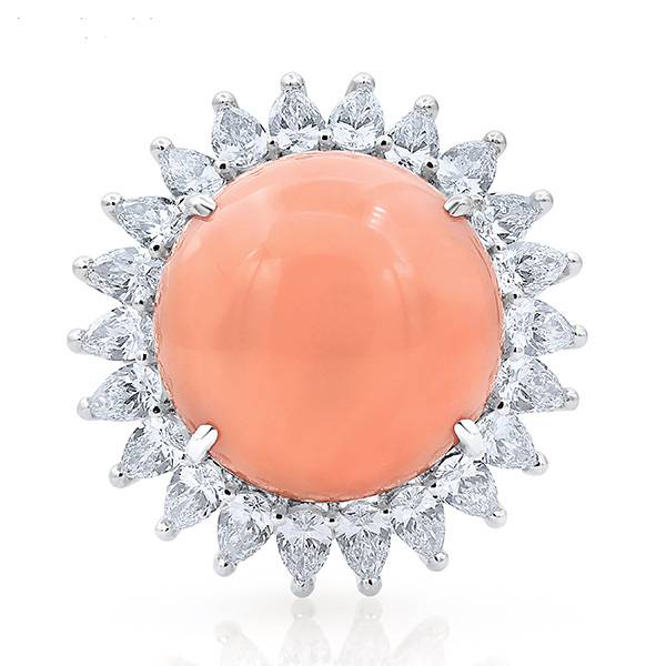 Oscar Hayman coral ring