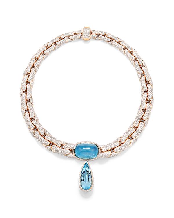 Pomellato High Jewelry Aquamarine Dream necklace