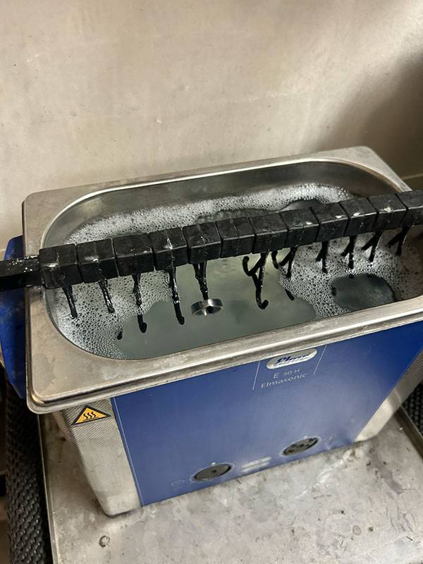 Ultrasonic cleaning