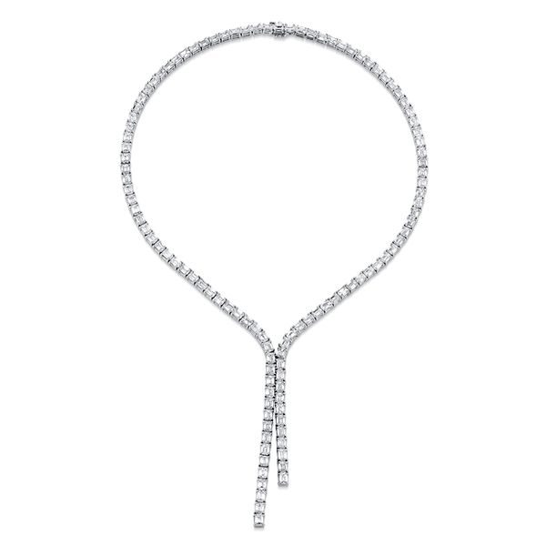 Jared x Shy Dayan diamond lariat necklace
