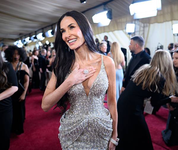 Demi Moore at 2025 Oscars