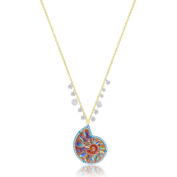 Meira T conch fossil necklace