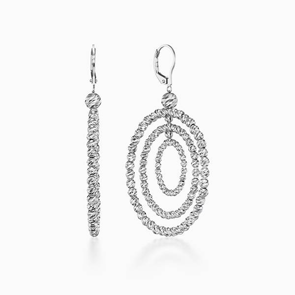 Platinum Born Interstellar Earrings