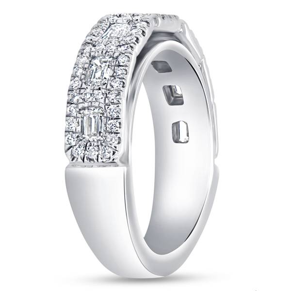 Uneek Signature halo wedding band