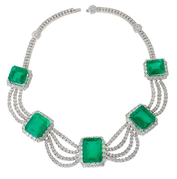 Selim Mouzannar Sterle emerald necklace