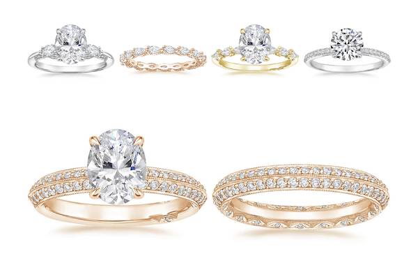 Tacori Brilliant earth rings