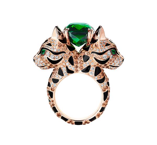 Boucheron Fuzzy the leopard cat ring