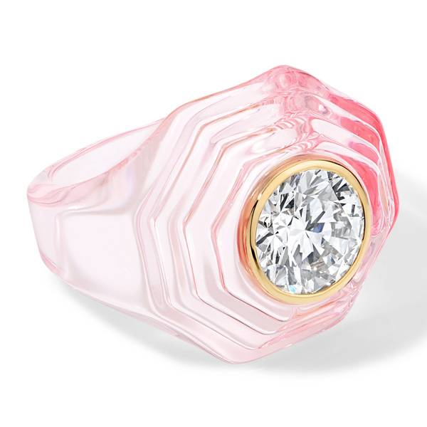 Alison Lou Prism ring side