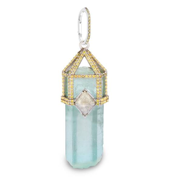 Sanamama aquamarine pendant