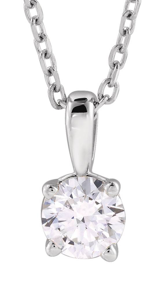 Stuller Classics lab-grown diamond pendant