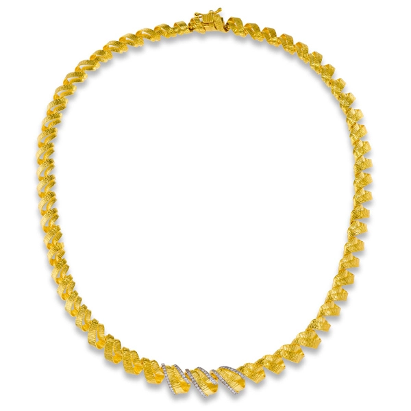Maramenos and Pateras Ribbon necklace