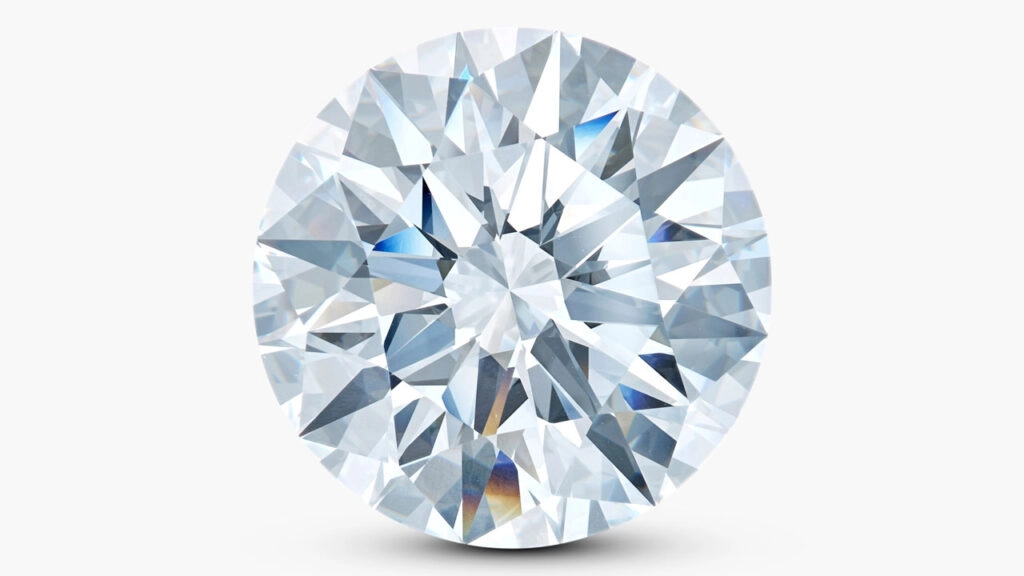 An unmounted brilliant-cut, 28.88-carat D-flawless, known as the Jwaneng 28.88 Diamond, from the De Beers mine in Botswana.