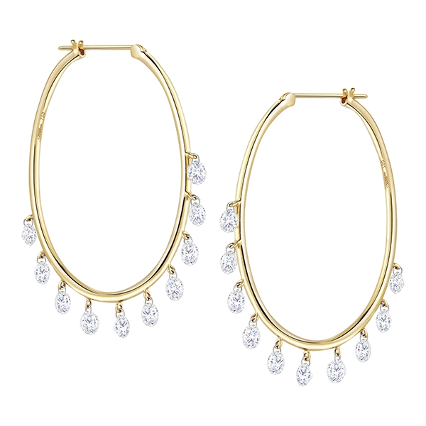 Willow Diamonds hoops
