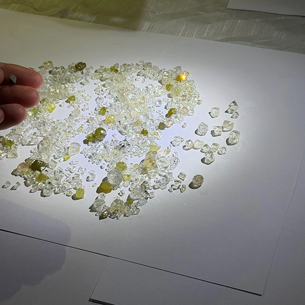 Sierra Leone rough diamonds