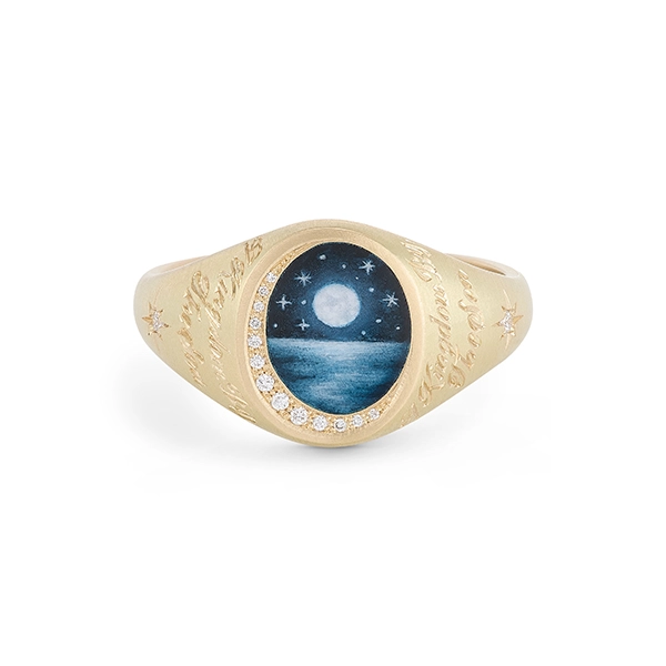 Cece moon ring once