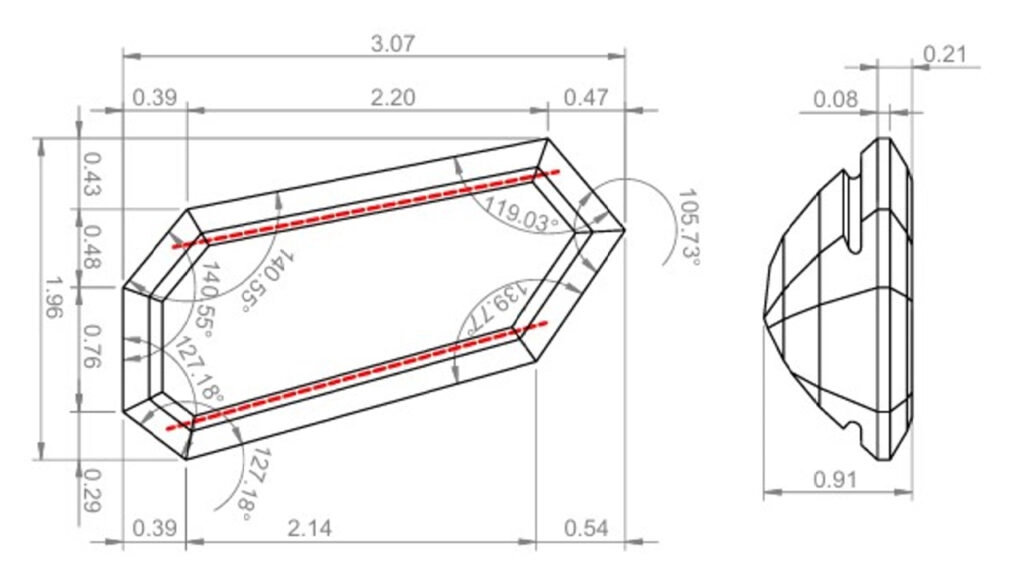 Diamond-cutting schematics by Bali Diamonds image