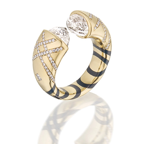 CASE Awards Best in Show, Supplier Category, Renisis Double Bullet Diamond Ring