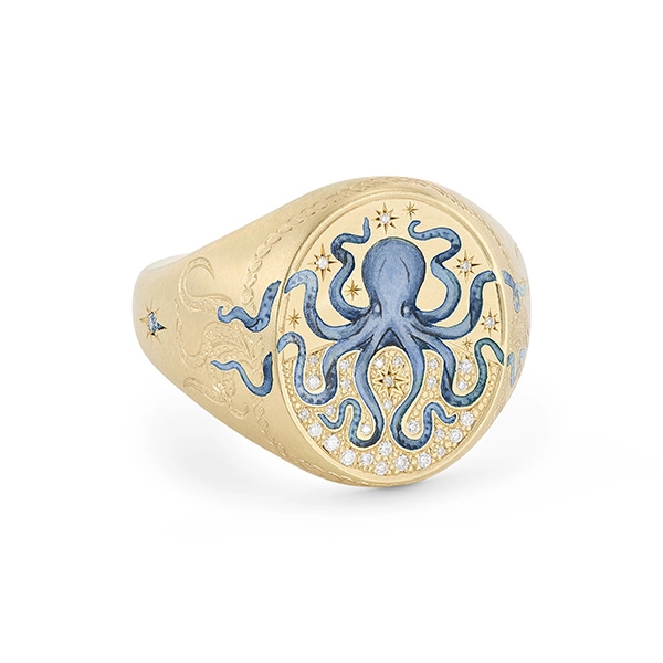 Cece octopus ring once