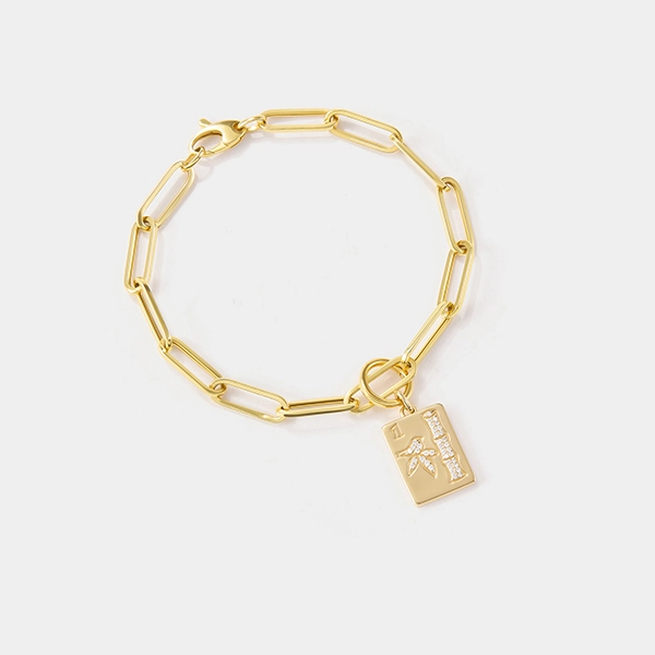 BAM Mahjong Charm Bracelet