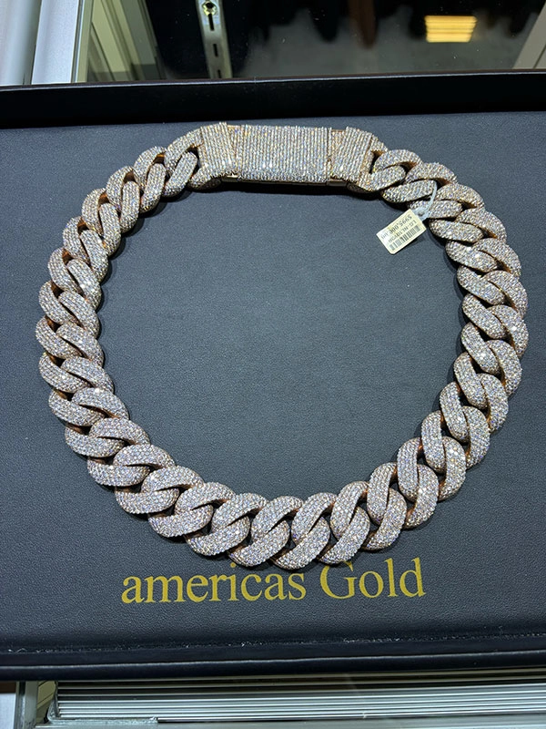 America's Gold Cuban chain