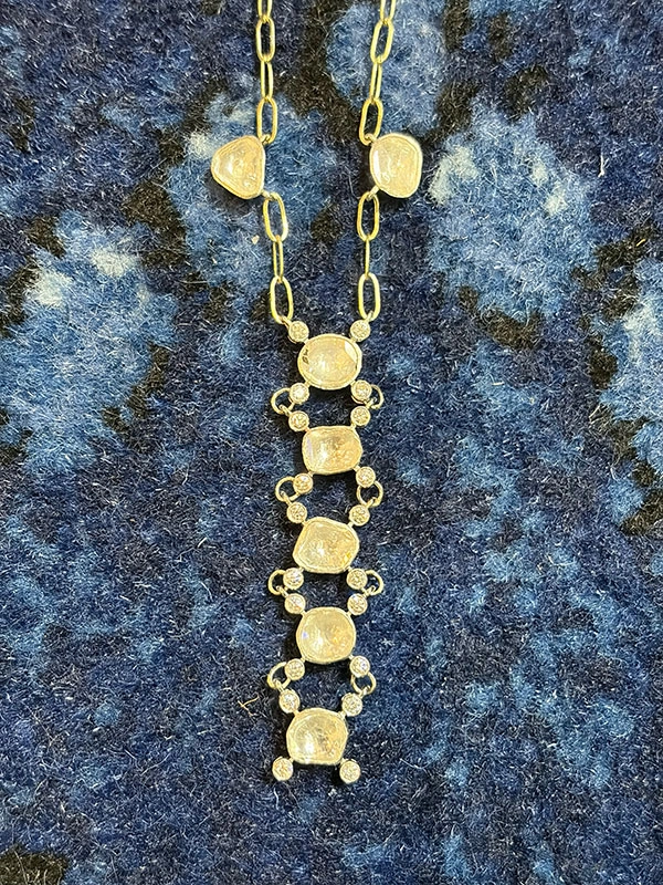 Willow Diamonds polki earrings