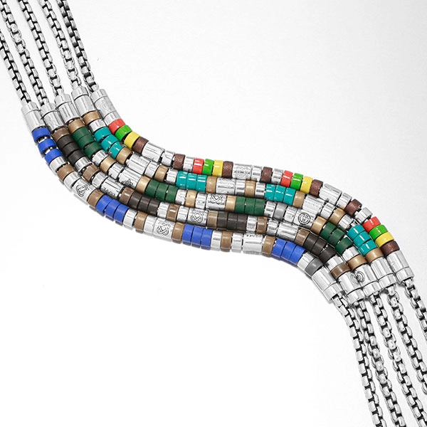 AllofSantananowSterlingsilvernecklaceswithmessagingbeads