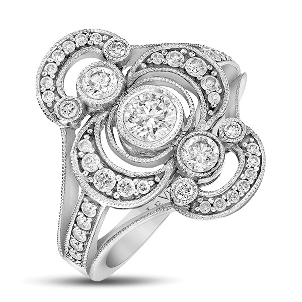Le Vian art deco ring