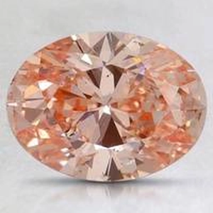 New 1.99 Ct. Fancy Intense Pink Oval Lab Created Diamond