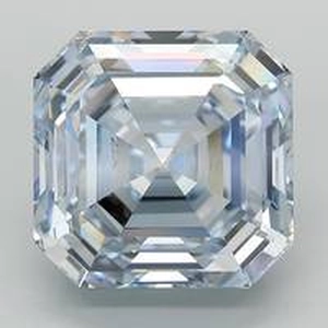 12.05 Ct. Fancy Blue Asscher Lab Created Diamond