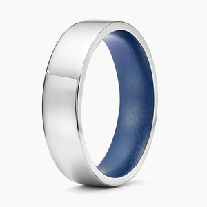 Mojave Blue Cerakote 6mm Wedding Ring