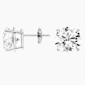 18K White GoldCertified Lab Grown Diamond Stud Earrings (6 ct. tw.)