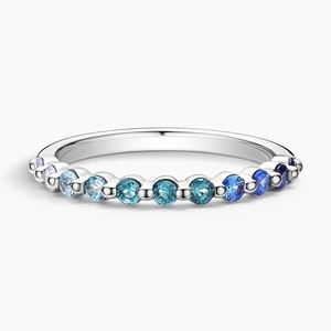 18K White GoldMarseille Champagne Diamond Ring (1/3 ct. tw.)