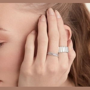 Charlotte Bold Ring  Sterling Silver